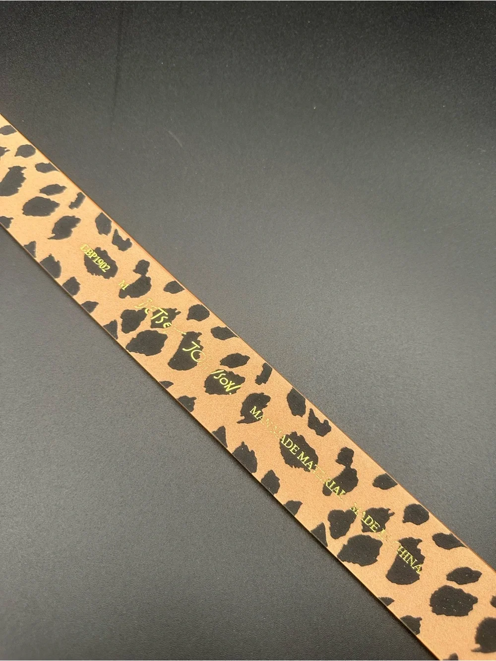 Betsey Johnson Vintage Cognac Leather Belt –Brass Buckle, Size M-Like New Cond